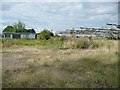 Caravan and disused polytunnels, Bretforton Road