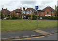 End of cycle route, Oakleigh Road, Stratford-upon-Avon