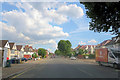 Golders Green Road northwest of the railway bridge