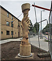 Meadows Centre tram stop: story pole 6 - Friendship