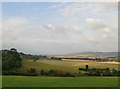 View from Bledlow Ridge on a day of sunshine and showers