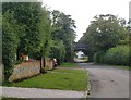 Minor road and railway bridge at Ilmer