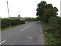 Crew Road approaching the junction with Ballyhornan Road