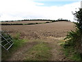 Ploughed drumlin land south of the Ballyhosset Road