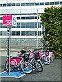 NS5864 : Nextbike Glasgow cycle hire point: Broomielaw by Thomas Nugent
