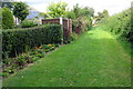 Well kept footpath to Moira Road