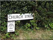 TL9933 : Church Street sign by Geographer