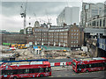 Hammett Street as seen from Tower Gateway Station, London E1