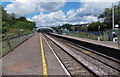 Towards the station footbridge, Pontyclun