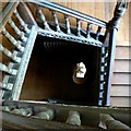 SP2429 : A view down a staircase, Chastleton House, Chastleton, Oxfordshire by Brian Robert Marshall