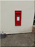 TM0434 : Stratford St.Mary Post Office Postbox by Geographer