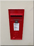 TM0434 : Stratford St.Mary Post Office Postbox by Geographer
