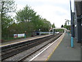 SJ6551 : Platform 1 for Crewe - Nantwich, Cheshire by Martin Richard Phelan