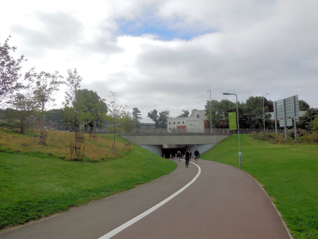 A27 underpass at Falmer © Paul Gillett :: Geograph Britain and Ireland