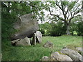 The Goward Dolmen from the access road