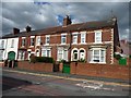 SE5803 : Houses, east side, Queen's Street, Doncaster by Christine Johnstone