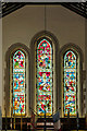TQ2993 : Stained Glass Window, Christchurch, Waterfall Road, Southgate, London N14 by Christine Matthews