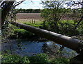 Pipeline crossing Rothley Brook