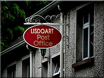 H6155 : Sign, Lisdoart Post Office by Kenneth  Allen