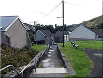 SS9091 : Path from Hill View to Waun Bant, Pontycymer by Jaggery