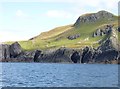 NR1758 : Beinn Ghlas, caves and coastline, Islay by Becky Williamson