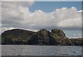 NR2069 : Dun Bheolain from the sea, Islay by Becky Williamson