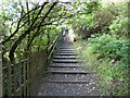 Embsay:  Steps up to Millholme Rise