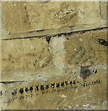 TG2712 : WW2 USAAF graffiti by Evelyn Simak
