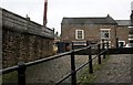 Cobbled alley to Kinder Road