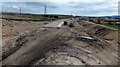 Building the new route of the A465 east of Garnlydan