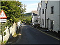 Lane in Boscastle near the school