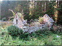 NY6194 : Ruined farm building near site of Bells Chapel by Andrew Curtis