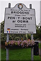 Bridgend : Town Sign