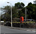 Red phonebox near the southern edge of Pontycymer