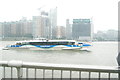 View of the Thames Clipper from Greenwich Peninsula