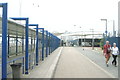 View along the Thames Path from North Greenwich Pier