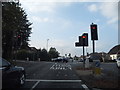 Worplesdon Road at the junction of Stoughton Road