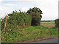 Public footpath on field entrance near Pointers Farm, Tolleshunt D