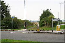 SK9778 : Look right, look left: junction of A15 and A1500 by Chris