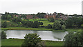 TM2863 : View from Framlingham Castle: The Mere and Framlingham College by Roger Jones