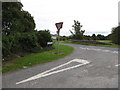 The junction of Ballinasack Road and Tullymacreeve Road at Ballnasack Bridge