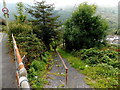 Public footpath descends to the Garw Valley