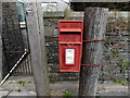 Queen Elizabeth II postbox on a post in Tylagwyn