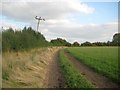 SP8913 : Buckland: County Boundary footpath by Nigel Cox
