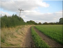 SP8913 : Buckland: County Boundary footpath by Nigel Cox