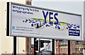 "YES" poster, Belfast (September 2014)