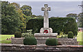 Playing field and War Memorial at Thelwall