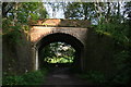 Disused railway bridge over Nether Moor Road