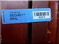 H4473 : Security seal, St Lucia Barracks by Kenneth  Allen