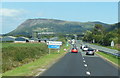 The A55 North Wales Expressway at  junction 13